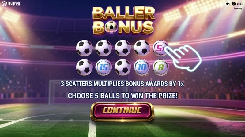 Trophy Spins World Cup 26 - グリッドとトロフィーがあるメイン画面